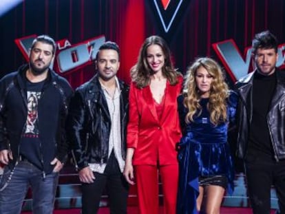 Paulina Rubio, Antonio Orozco, Pablo López y Luis Fonsi son los jueces de la primera edición del concurso musical en Antena 3