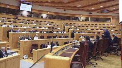 El Senado, durante un pleno de la pasada legislatura.