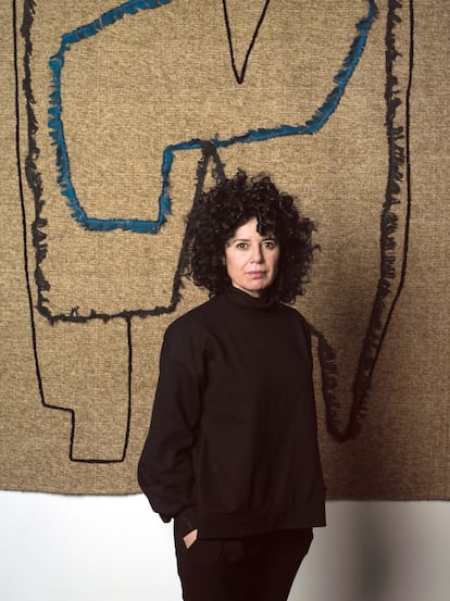 La artista Sonia Navarro - Fotografía de Jesús Madriñán (2025). Cortesía.