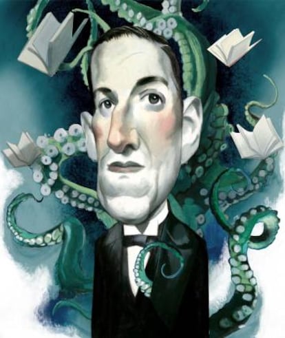 H. P. Lovecraft, por Fernando Vicente.