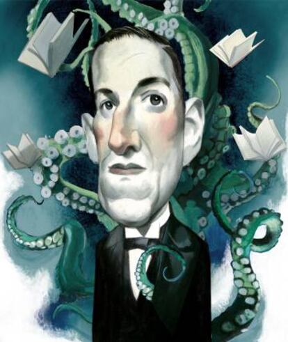 H. P. Lovecraft, por Fernando Vicente.