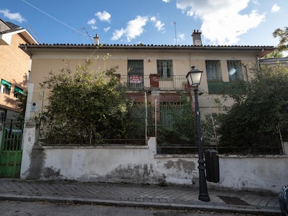 Casa de Vicente Aleixandre en la madrileña calle de Velintonia.