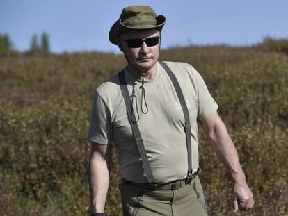 Las imágenes de las vacaciones de Putin en Siberia