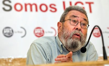 El secretario general de UGT, C&aacute;ndido M&eacute;ndez.