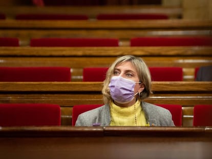 La consellera de Salut, Alba Vergés, aquest any al Parlament.