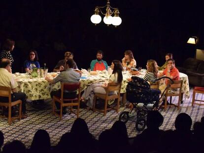 Una escena de &#039;Vilafranca, dinar de festa major&#039;, de Jordi Casanovas. 