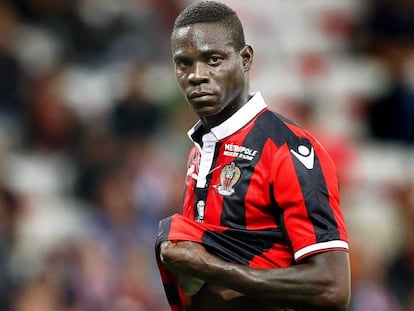 Balotelli, en el partido contra el M&oacute;naco, donde anot&oacute; otro doblete. 