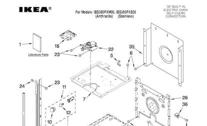 Hay imágenes que no dicen absolutamente nada. Montar este horno de Ikea parece, a priori, un acto heroico. Pulsa en la foto para verla completa.