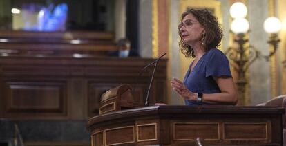 La ministra de Hacienda y Función Pública, María Jesús Montero.