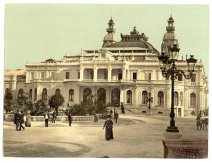 Casino de Montecarlo sobre el año 1890.