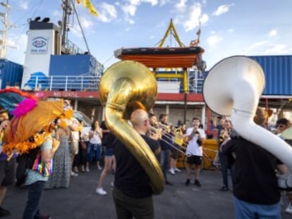 Una pasacalle del festival Maig de Grass de Borriana de la pasada edición.