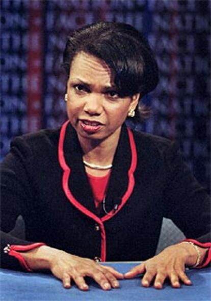 Condoleezza Rice, durante una reciente intervención en televisión.