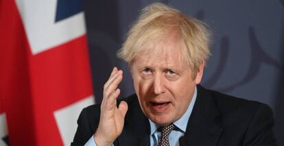 El primer ministro británico Boris Johnson