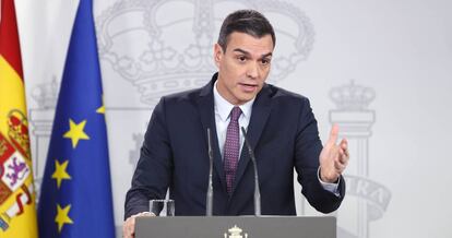 Pedro Sánchez, presidente del Gobierno.