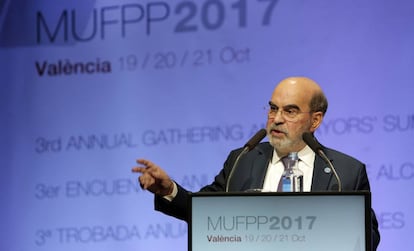 José Graziano da Silva, el viernes en Valencia.