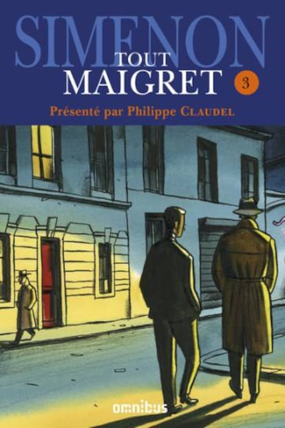 Portada de Tout Simenon ilustrada por Loustal.