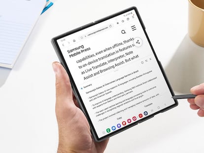 Traducir con la función Live Translate de Galaxy AI