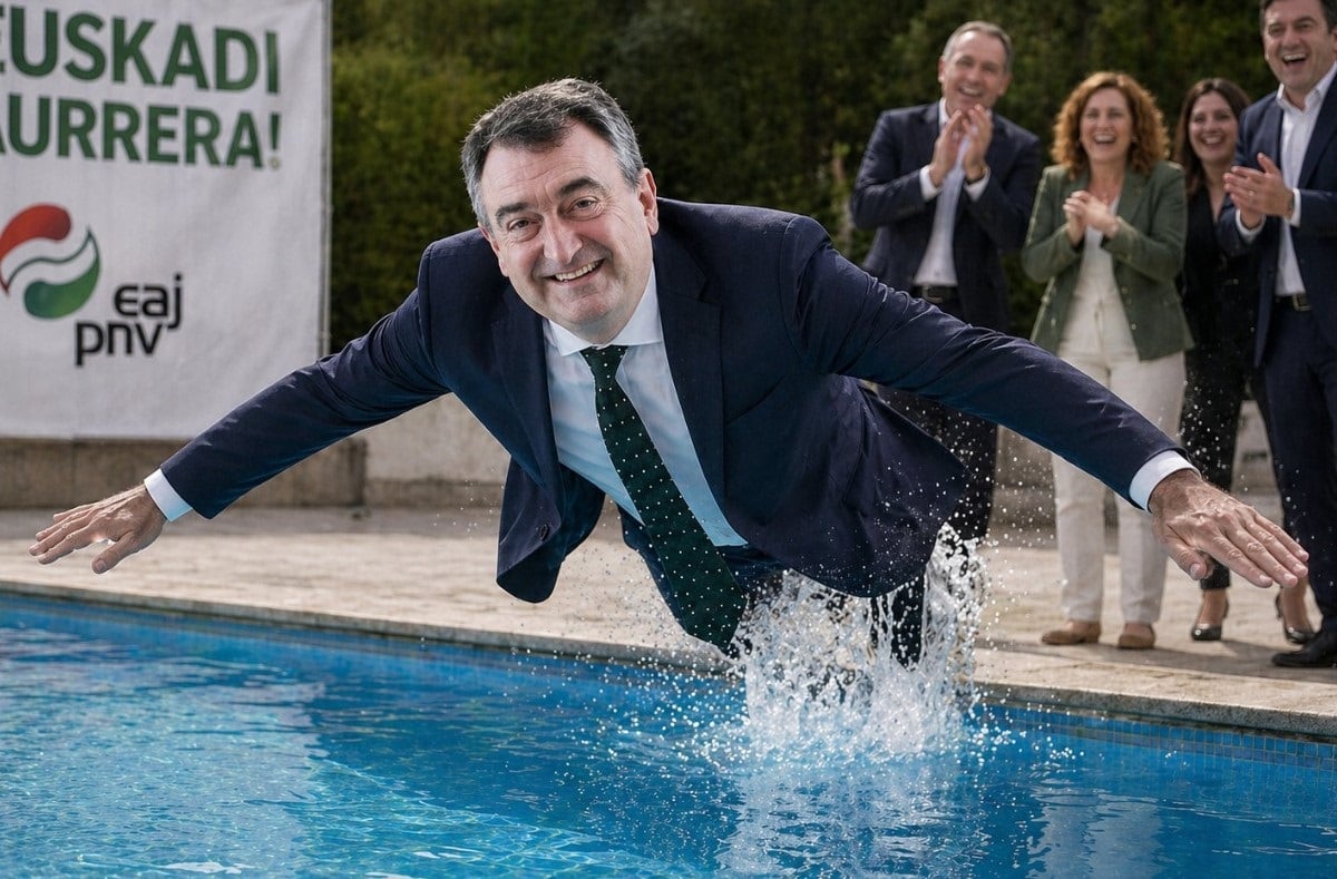 Un tuit del PSE con una imagen de IA de Aitor Esteban abre una crisis entre el PNV y los socialistas