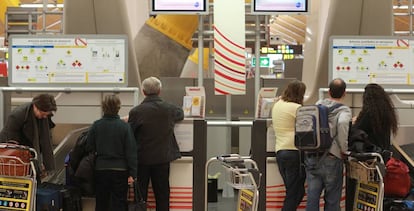 Facturaci&oacute;n en el Aeropuerto de Barajas, &aacute;rea controlada por Eulen.