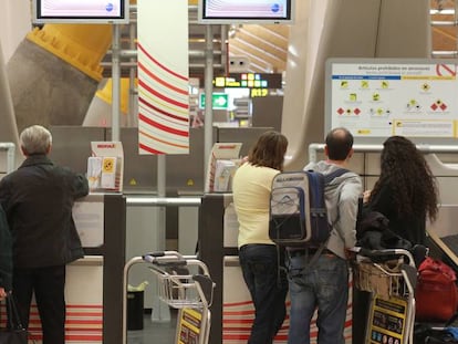 Facturaci&oacute;n en el Aeropuerto de Barajas, &aacute;rea controlada por Eulen.