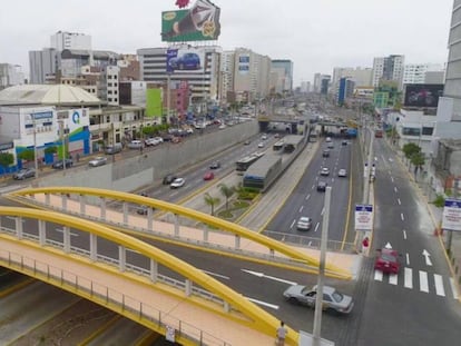 Puente Leoncio Prado, en Lima, construido por la española Blasgon en consorcio con una firma local. La infraestructura, que forma parte de la Vía Expresa, fue inaugurada en diciembre pasado.