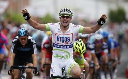 John Degenkolb celebra la victoria.