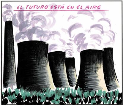 El 1 de diciembre arrancaba en París la COP 21, conocida como Cumbre del Clima. Por primera vez, la gran mayoría de países de la tierra llegaban a la cita con compromisos voluntarios de reducción de emisiones de gases de efecto invernadero y concienciados del peligro que supone para la humanidad el calentamiento global. Al final de la cumbre, el 12 de diciembre, se alcanzaba un acuerdo que pone como objetivo que la temperatura media del planeta no aumente en más de dos grados a final de siglo. El Roto expresaba su incertidumbre sobre la cumbre y sus resultados el 1 de diciembre.