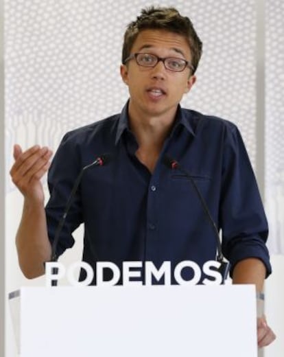 El secretario pol&iacute;tico de Podemos, &Iacute;&ntilde;igo Errej&oacute;n. 