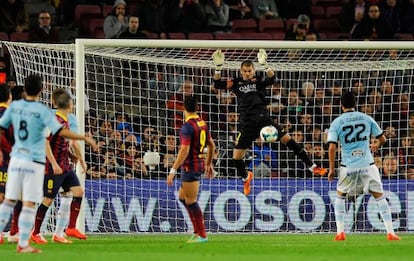 Valdés, justo antes de lesionarse.