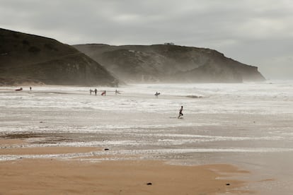 Praia da Arrifana, en la localidad portuguesa de Sagres. 