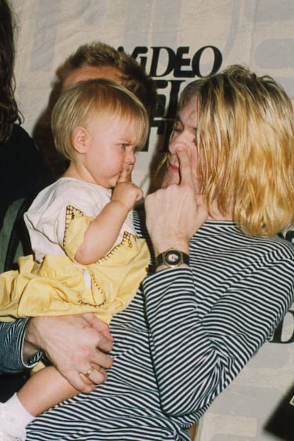 Frances, o primeiro nome da criança, foi em homenagem a Frances McKee, da banda The Vaselines, da qual Cobain era um grande fã. Bean (feijão), seu segundo nome, se deve à aparência que o bebê tinha no primeiro ultrassom. Kurt e Courtney perderam a custódia da menina em uma ocasião por causa do vício dos dois em heroína. Frances Bean Cobain é agora uma artista visual que vivem em Nova York. A herdeira do ‘grounge’ participou como produtora executiva de ‘Cobain: Montage of Heck’, o documentário sobre seu pai. Casou-se no final de 2015 com o cantor do The Rambles, Isaiah Silva, mas em meados do mês passado anunciou que haviam iniciado os trâmites do divórcio.