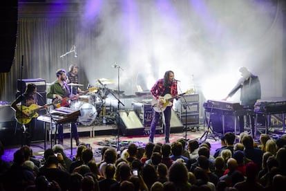 The War on Drugs durante un concierto en Portland en diciembre de 2017.