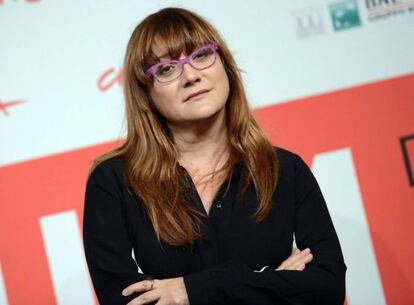 La cineasta espa&ntilde;ola Isabel Coixet posa en el Festival de Cine de Roma.