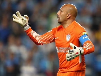 El 'Conejo' Pérez durante el Mundialito.