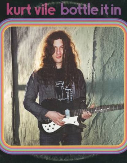 Kurt Vile en la portada de su último disco.