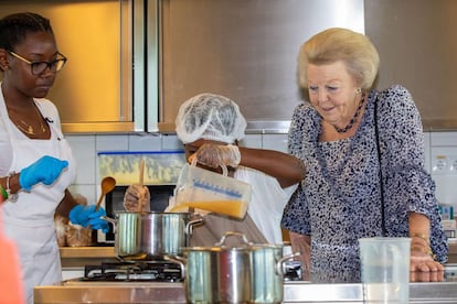 Beatriz de Holanda, en la isla caribeña de Bonaire.