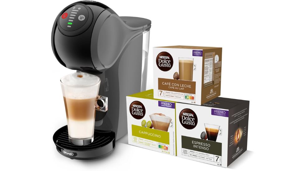 Cafetera de cápsulas De’Longhi Dolce Gusto.