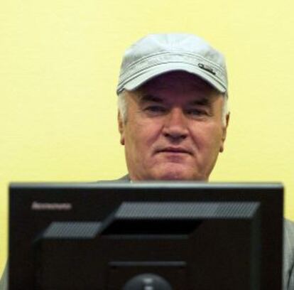 Ratko Mladic, el pasado 4 de julio, durante su primera comparecencia.