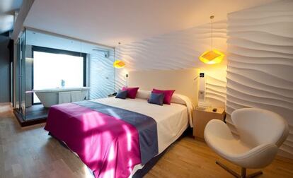 Habitación del hotel Vincci Posada del Patio, en Málaga.