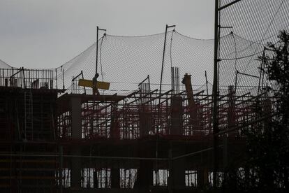 Construcción de una vivienda en Barcelona.