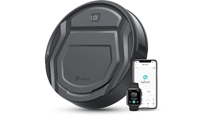 Vista del robot aspirador con descuento en Amazon.