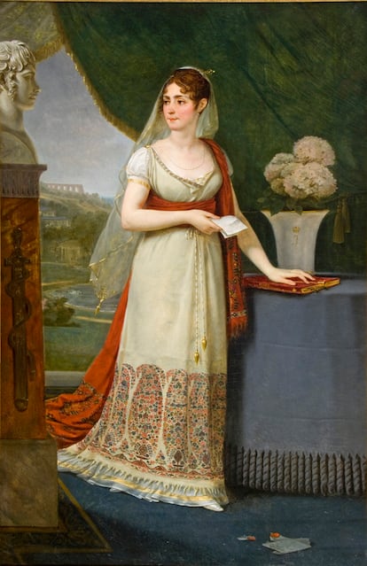 Retrato de Josefina de Beauharnais, primera esposa de Napoleón Bonaparte y emperatriz de Francia.