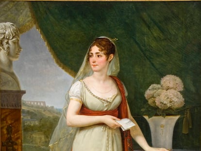 Retrato de Josefina de Beauharnais, primera esposa de Napoleón Bonaparte y emperatriz de Francia.