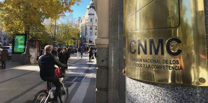 Imagen de la sede de la CNMC en Madrid.