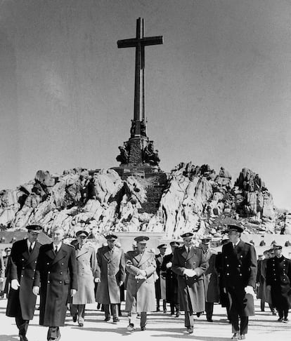 Francisco Franco, en la inauguración del Valle de los Caídos en enero de 1959.