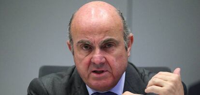 El vicepresidente del Banco Central Europeo, (BCE), Luis de Guindos.