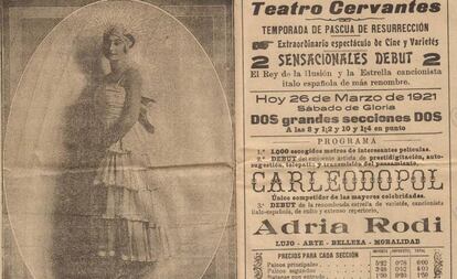 Uno de los programas de mano que coleccionó José Oriol Catena entre 1879 y 1930.