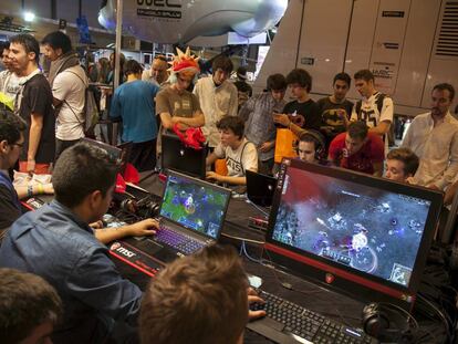 Assistents a la Madrid Games Week, l'any passat.