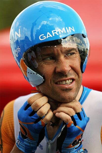 Julian Dean, cilcista del Garmin.