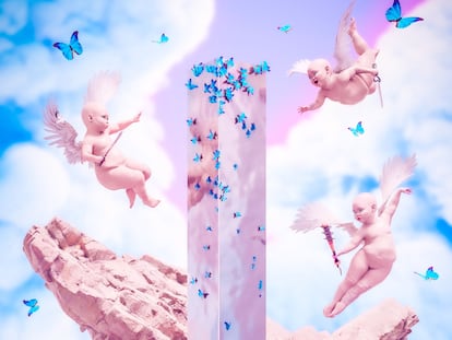 Imagen del vídeo 'Rokoko Monolith', subastado por la cantante Grimes y su hermano, Mac Boucher.